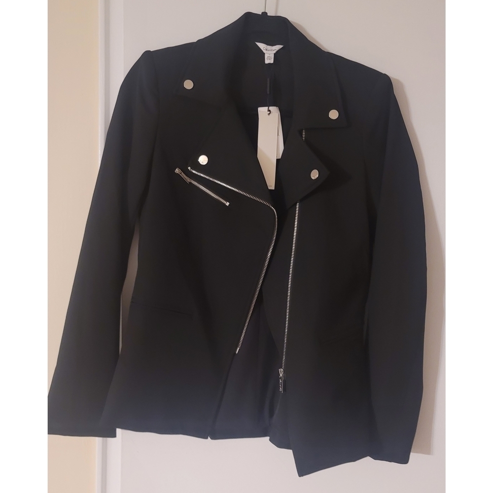 Calvin Klein Asymmetrical Zip Jacket - Picture 2 of 12